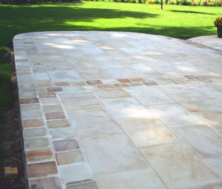 Terrasse en grès 