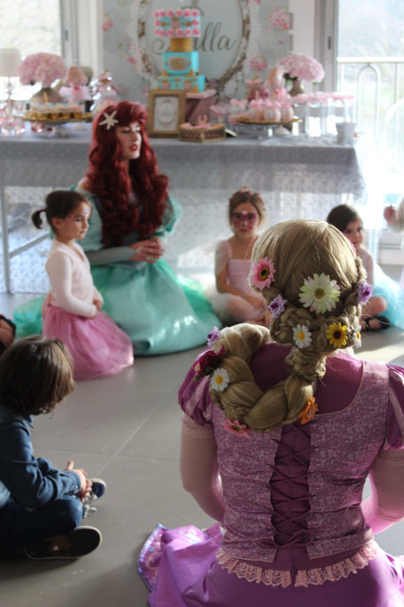 Anniversaire princesse à domicile