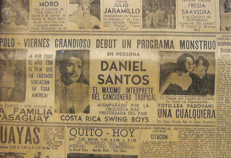 Máximo intreprete del cancionero tropical - 1956.