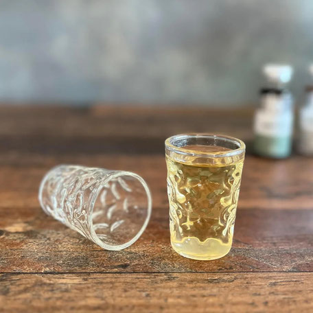 Dubbe Schnapsglas