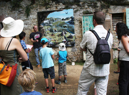 Préhistoire, scolaires, vallée vézère, abri orné