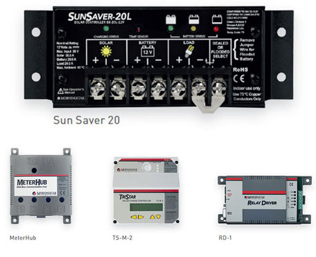 Solar energy SOLARA Morningstar PWM-meter