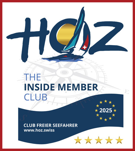 NAKAD™ Inside Member Club 2025 – offizielles Mitgliedszertifikat für freie Seefahrer in der Schweiz.