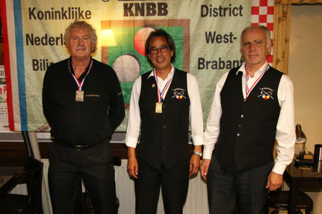 District finale libre 4e klas : 2e Jos van Dartel, 1e Chris Dusink, 3e Marcel van Tienen