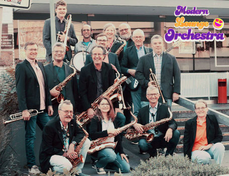 Unsere Big-Band "Modern Lounge Orchestra" (Bildrechte: MBO)