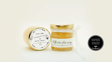 Honig - süße Gastgeschenke zur Hochzeit, Silberhochzeit, Kommunion, Konfirmation, Geburtstag