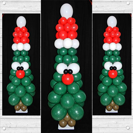 Luftballon Dekoration Weihnachten Weihnachtszeit Christmas Ballon Weihnachtsbaum