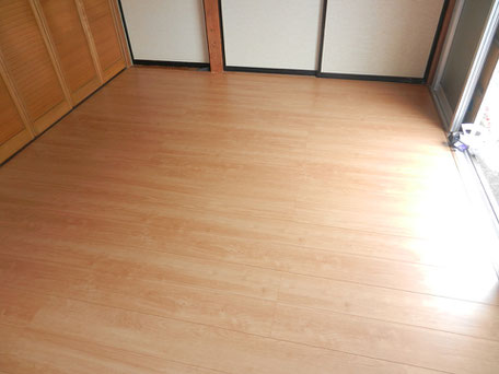 フローリング施工の画像