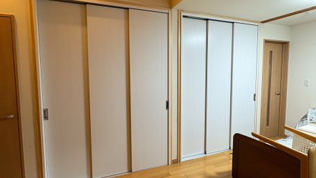 収納建具取付工事の画像