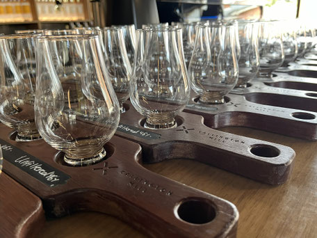 Whisky-Verkostung in der Callington Mill