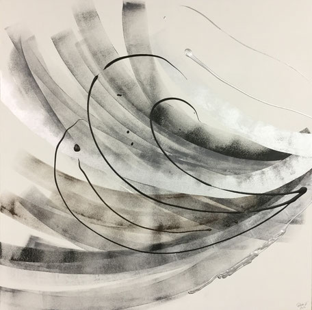silver strips  -  each 80x80 cm  -  sold
