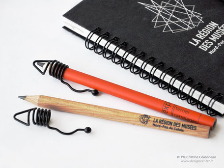 Set Blocco notes spiralato e matita fusto legno naturale o colorato 
