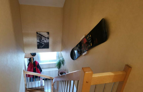 Wandhalterung Wandmontage Snowboard horizontal vertikal Halterung wall mount 