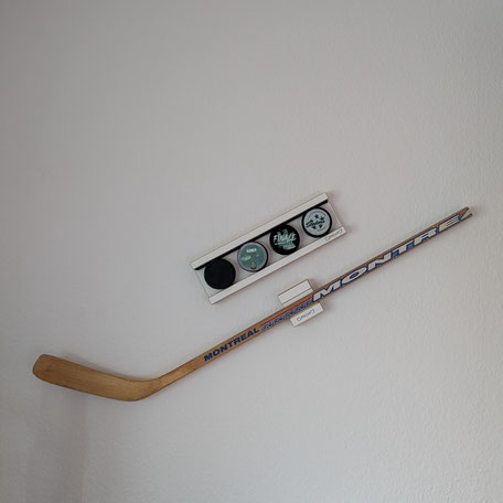 Eishockey Schläger Pucks Wandhalterung Wandmontage