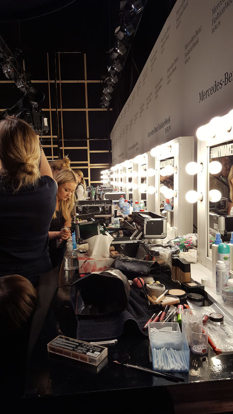Bild: Backstage Berlin Fashion Week 2016