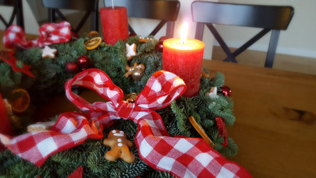 Bild: Adventskranz bei Morent Berlin in Charlottenburg