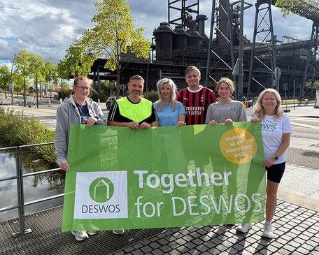 Stellvertretend für alle Teilnehmenden in diesem Jahr, hier das Team der gws-Wohnen Dortmund-Süd eG
