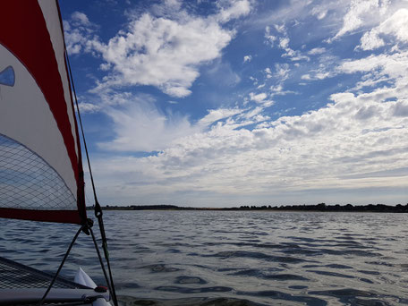 XCAT-Segeln auf der Nordsee im Wattenmeer vor Sylt bei Munkmarsch