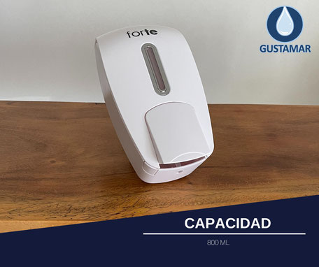 DISPENSADOR DE GEL Y JABÓN LÍQUIDO FORTE F320-GB