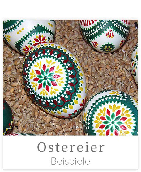 Sorbische Ostereier - Muster mit Kreisen