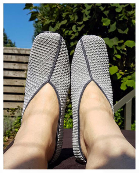 San Miguel Shoes Deutschland, Mokassin Oregon in grey panal, bequeme Schuhe