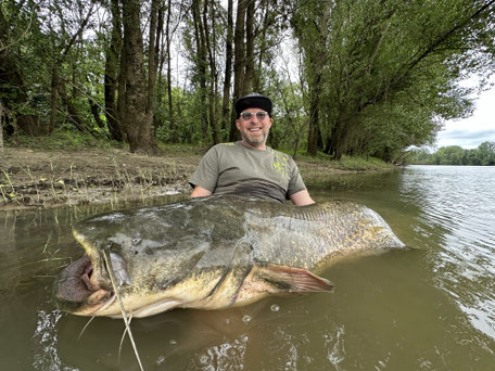 Welsguiding in Deutschland am Rhein und Neckar mit Angelguide Peter Merkel