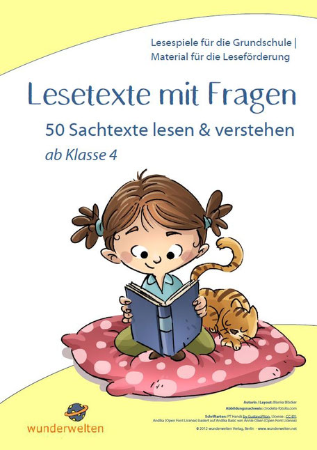 Freiarbeitsmaterial für die Grundschule, Klasse 4