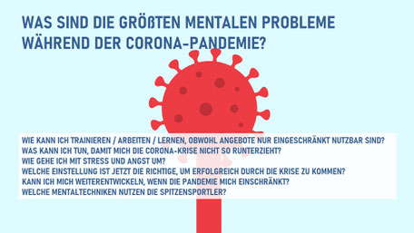 Mentale Probleme für Athleten und Coaches während Corona-Pandemie