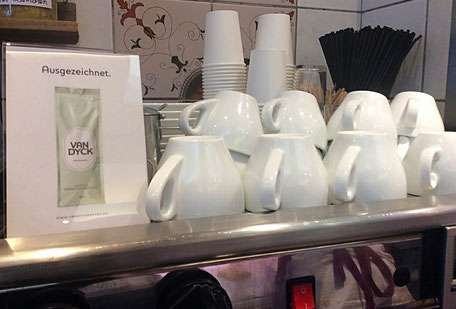 bester Van Dyck Kaffee bei der Fleischerei Eckart