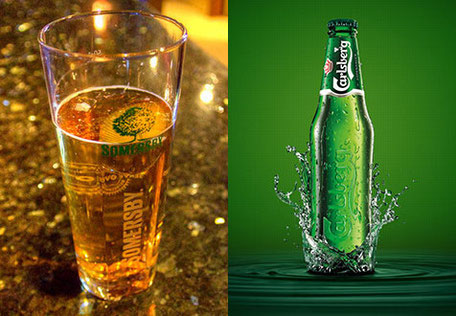 Somersby Cider / Carlsberg Pilsner