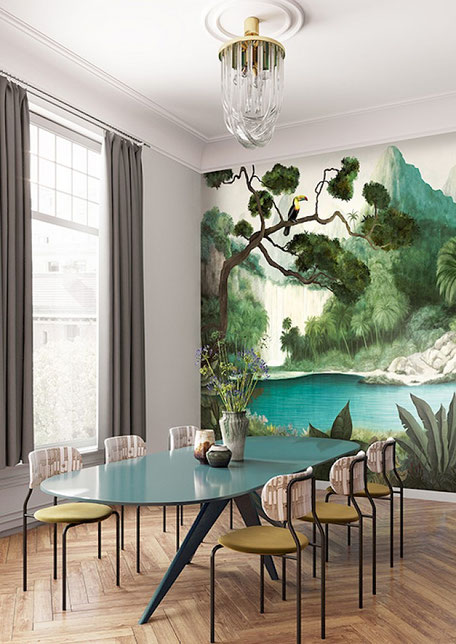 Fresque panoramique pour une décoration murale originale dans votre salle à manger, salon, entrée, escalier…