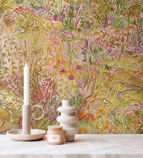 Déco tendance 2025 2026  romantique chic, peinture murale terracotta Ressource