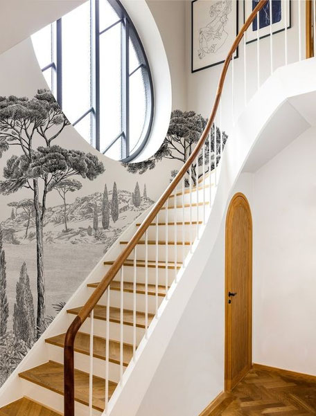 Decor mural panoramique noir et blanc, nature forêt, original et tendance en 2025 2026, autour de Vigneux de Bretagne, Sucé sur Erdre, La Chapelle sur Erdre, Treillières, Heric, Cordemais