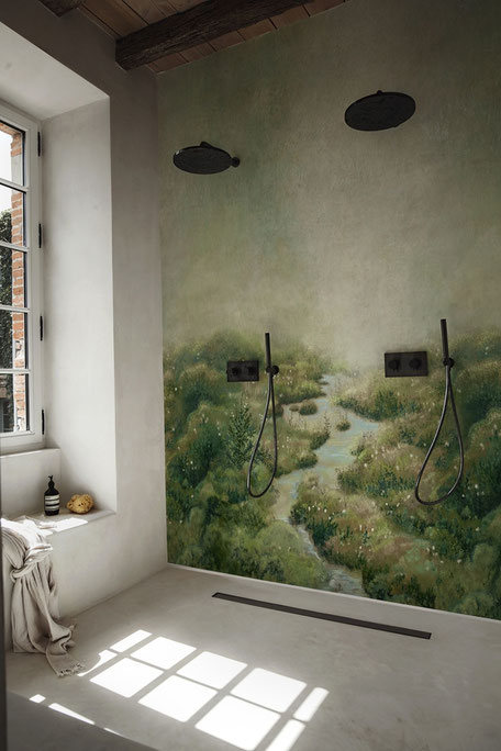 Tapisserie panoramique Wall&deco, idée déco murale tendance 2024 2025