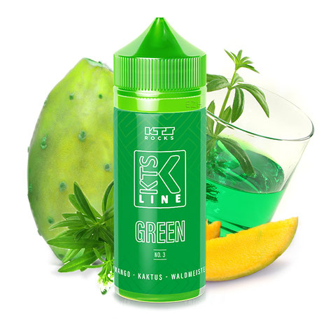 KTS Rocks Green - No 3 - Aroma E-Zigarette Liquid  Longfill