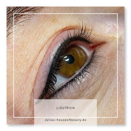 Glamouröser Lidstrich oben und unten mit Permanent Make up in Giessen