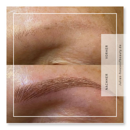 Perfekte Augenbrauen mit Microblading in Giessen - Julias house of beauty
