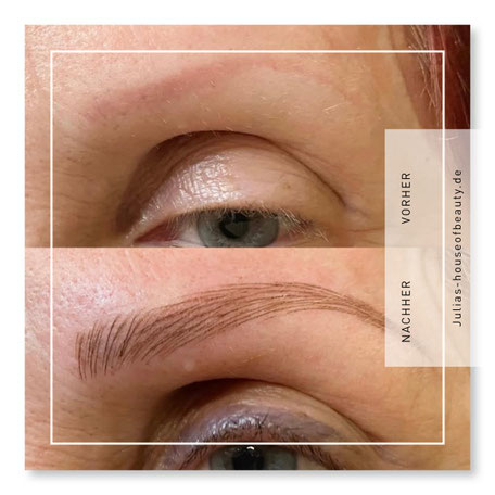 Perfekte Augenbrauen mit Microblading in Giessen - Julias house of beauty