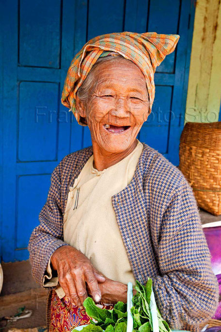 Bauernmarkt in Myanmar