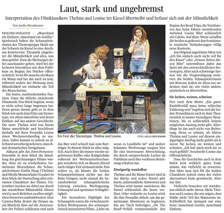 Schwäbische Zeitung, 27. Januar 2017