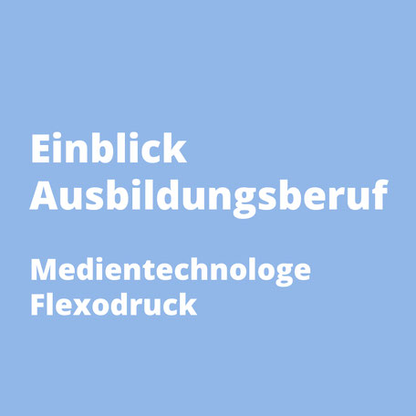 Ausbildung Medientechnologe Druck