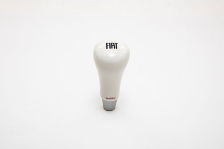 美品！FIAT シフトノブ La FIT+a ホワイト FIATシフトノブ（La FIT+a ）ホワイト