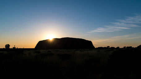 Uluru Nationalpark Ayers Rock Tour: Sonnenuntergang  in der Wüste