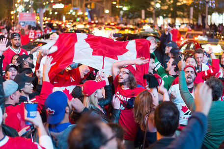 Sehenswürdigkeiten und Aktivitäten in Toronto: Siegesfeier beim Eishockey