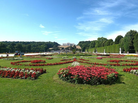 Sissi in Wien: Sehenswürdigkeiten & Orte: Schlossgarten Schönbrunn