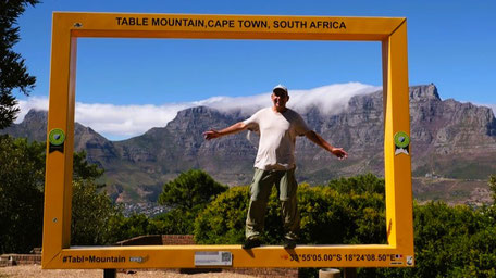 Südafrika Kapstadt Garden Route Rundreise: Blick auf den Tafelberg
