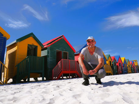 Kap Halbinsel Tagestour: Historische Badehäuser am Strand
