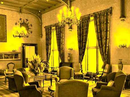 Schottland Geisterschloss Übernachtung: Suche nach der Grey Lady in Lobby...