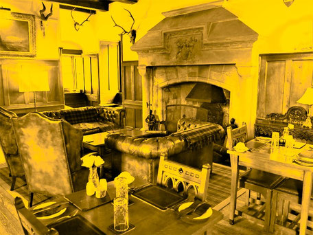 Spukhotel Übernachtung Schottland: Frühstück im Rittersaal