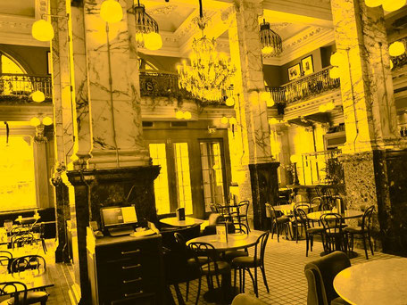 Schottland Gruselhotel Übernachtung: High Tea im Scotsman Café